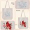 Canvas Tote Bag Embroidery Kit for Beginners – Cardinal Cross Stitch & Needlepoint DIY Kit with Pre-Printed Pattern, Embroidery Hoop, Threads & Needles – Reusable Shopping Grocery Bag Craft Set for Adults